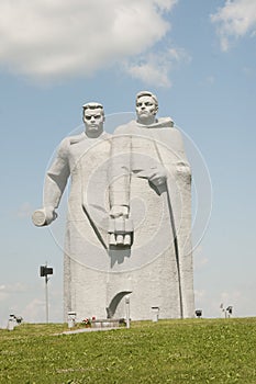 The memorial complex Ã¢â¬ÅTo the Panfilov HeroesÃ¢â¬Â Ã¢â¬ÅFeat 28 photo